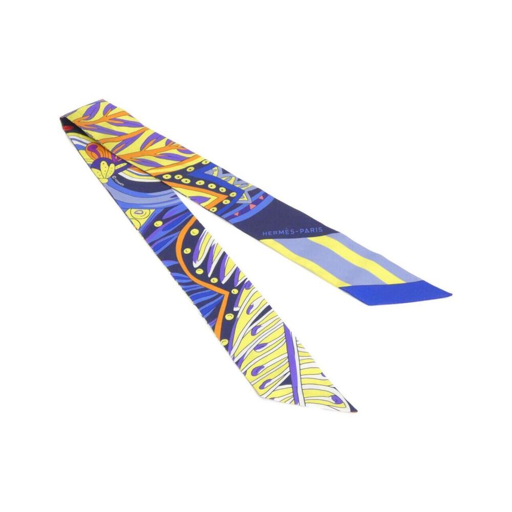 Hermes LE JARDIN DE LA MAHARANI Twilly 063070S Scarf Muffler